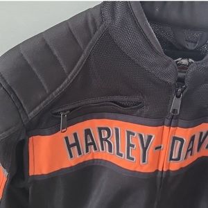 Mens Large Harley Davidson Trenton Mesh Riding Jacket